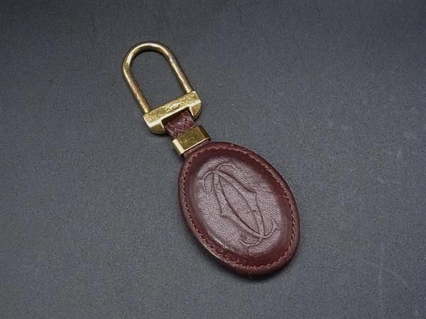 Cartier カルティエ マストライン レザー キーホルダー バッグ