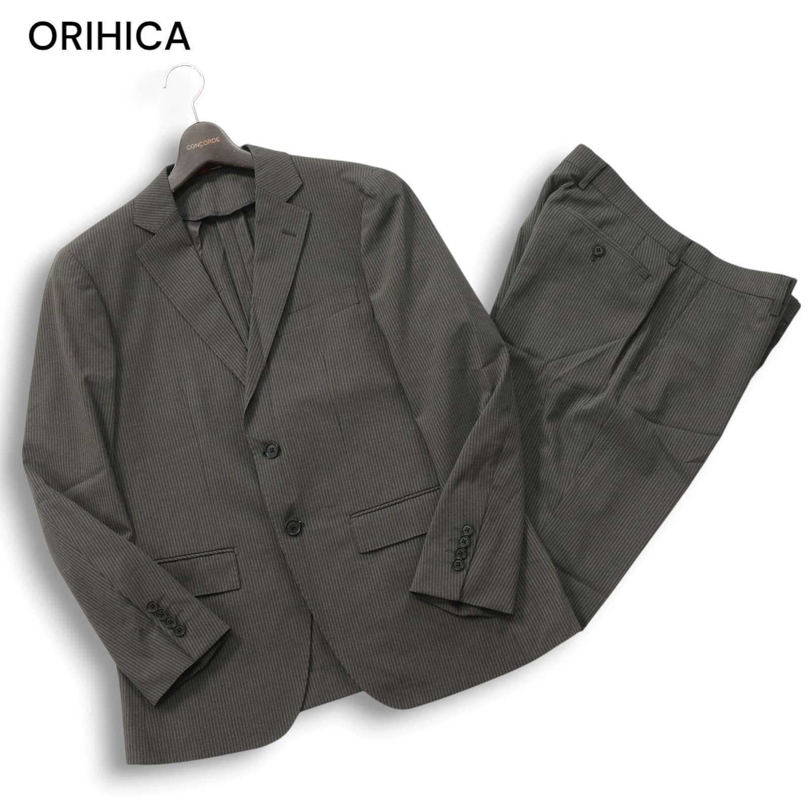 ORIHICA オリヒカ 通年 背抜き☆ ウォッシャブル ストライプ