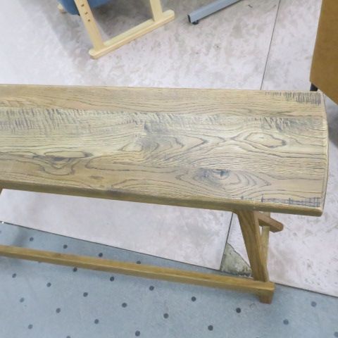 書斎家具屋 パイン無垢材ベンチ ベンチスツール 下村家具 - メルカリ