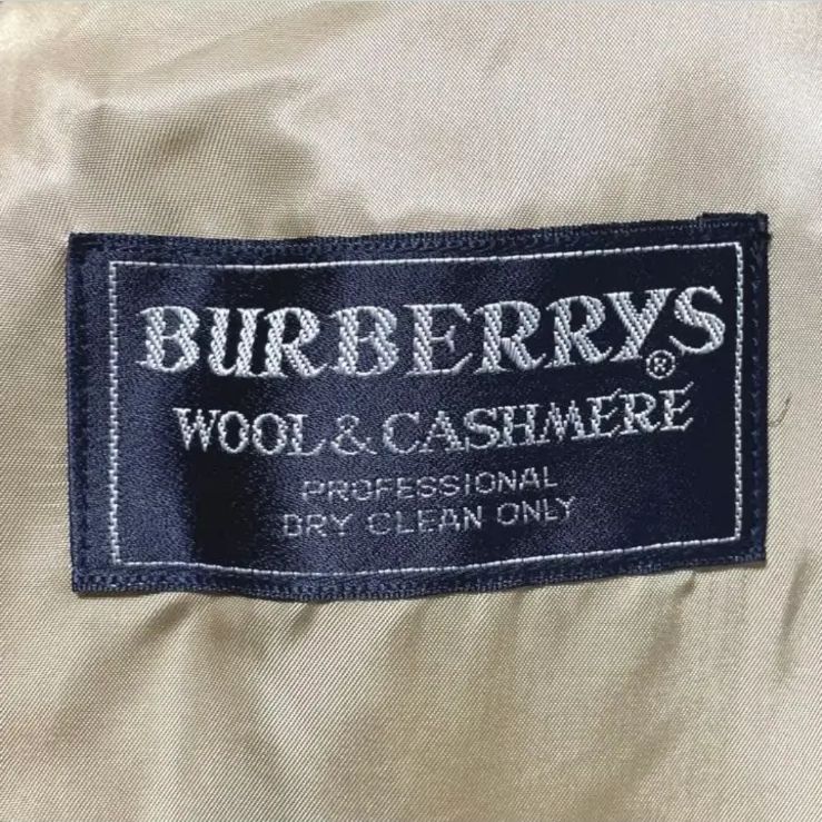 Burberrys バーバリーカシミヤ ウール ベルト付き コート レディース