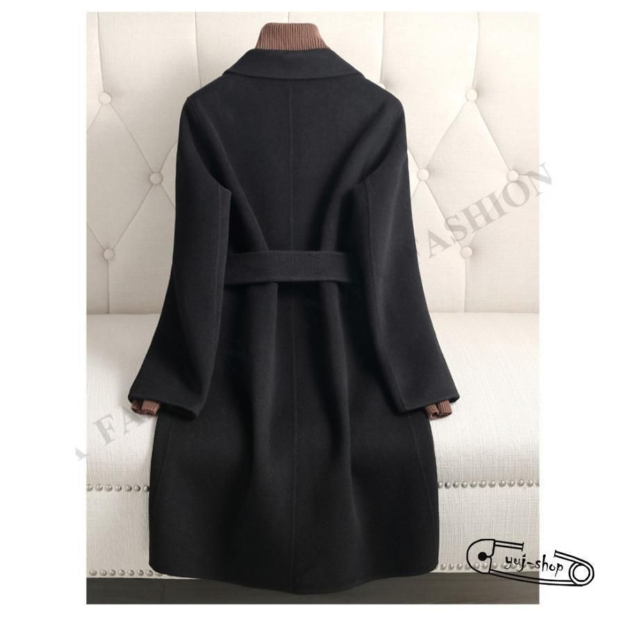 Salvatore Ferragamo カシミヤ100 ダブルチェスターコー38