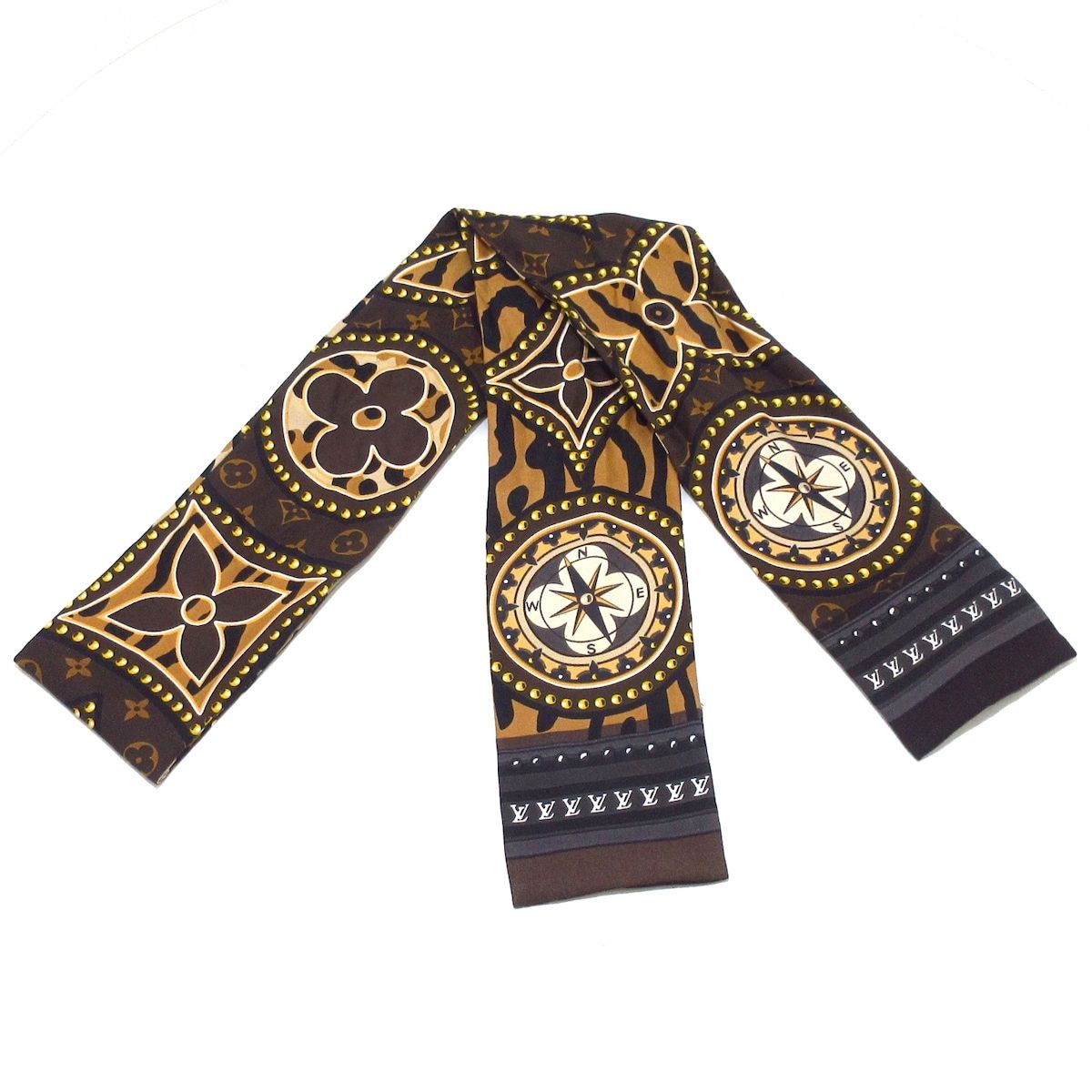 LOUIS VUITTON(ルイヴィトン) スカーフ 120 x 8 cm美品 バンドー