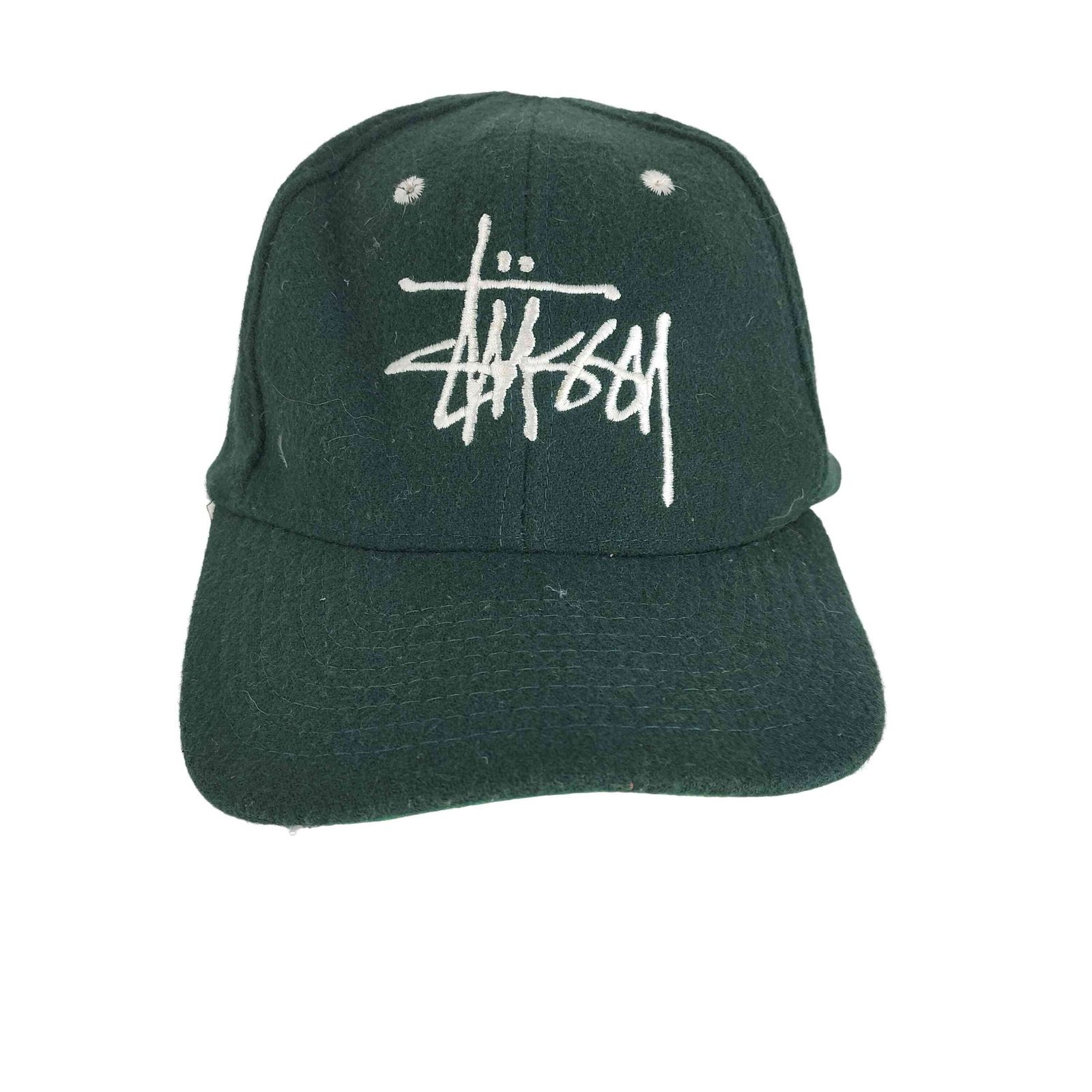 ステューシー Stussy OLD STUSSY CAPZ 台湾製 ショーンロゴ ウールアクリル スナップバックキャップ メンズ 表記無 