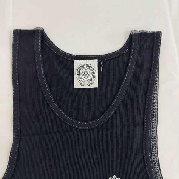 CHROME HEARTS タンクトップ ブラックレディースSサイズメルカリ購入 CHROME HEARTS ブラック タンクトップ - メルカリ