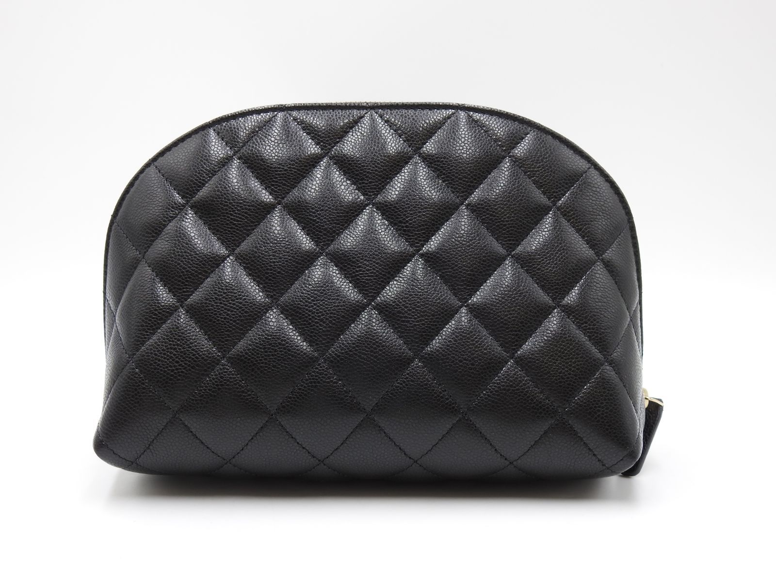 シャネル ココマーク マトラッセ ポーチ 小物入れ 化粧ポーチ キャビア  