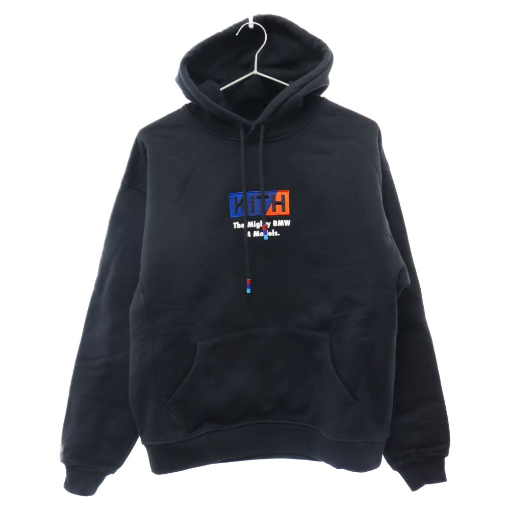 KITH (キス) ×BMW Box Logo Pullover Parka ビーエムダブリュー ボックスロゴプルオーバーパーカー ブラック KH2588