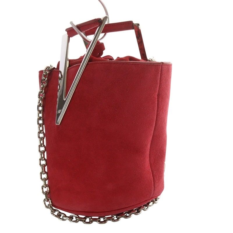 ロジェヴィヴィエ ROGER VIVIER RV MINI BAG スエード チェーン 