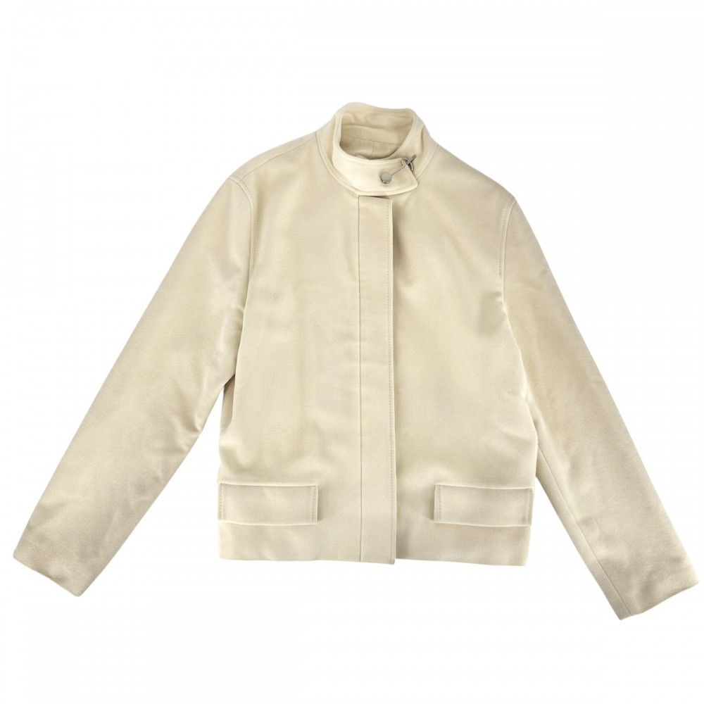 エルメス コート レディース ステンカラー ショートジャケット