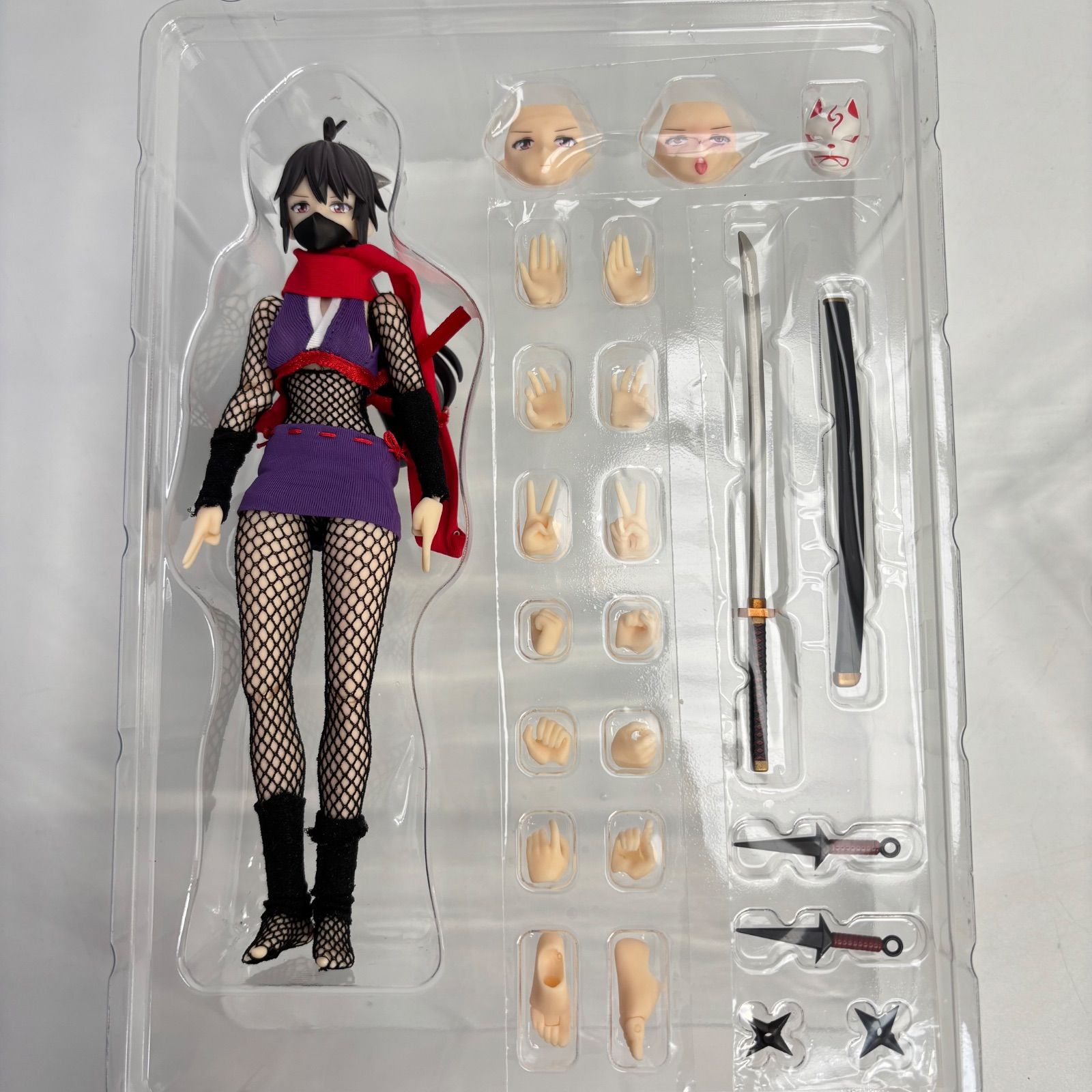 pocket artシリーズ PA002 女忍 萩 1/12 アクションフィギュア pocket artシリーズ PA002 女忍 萩 1/12 アクションフィギュア