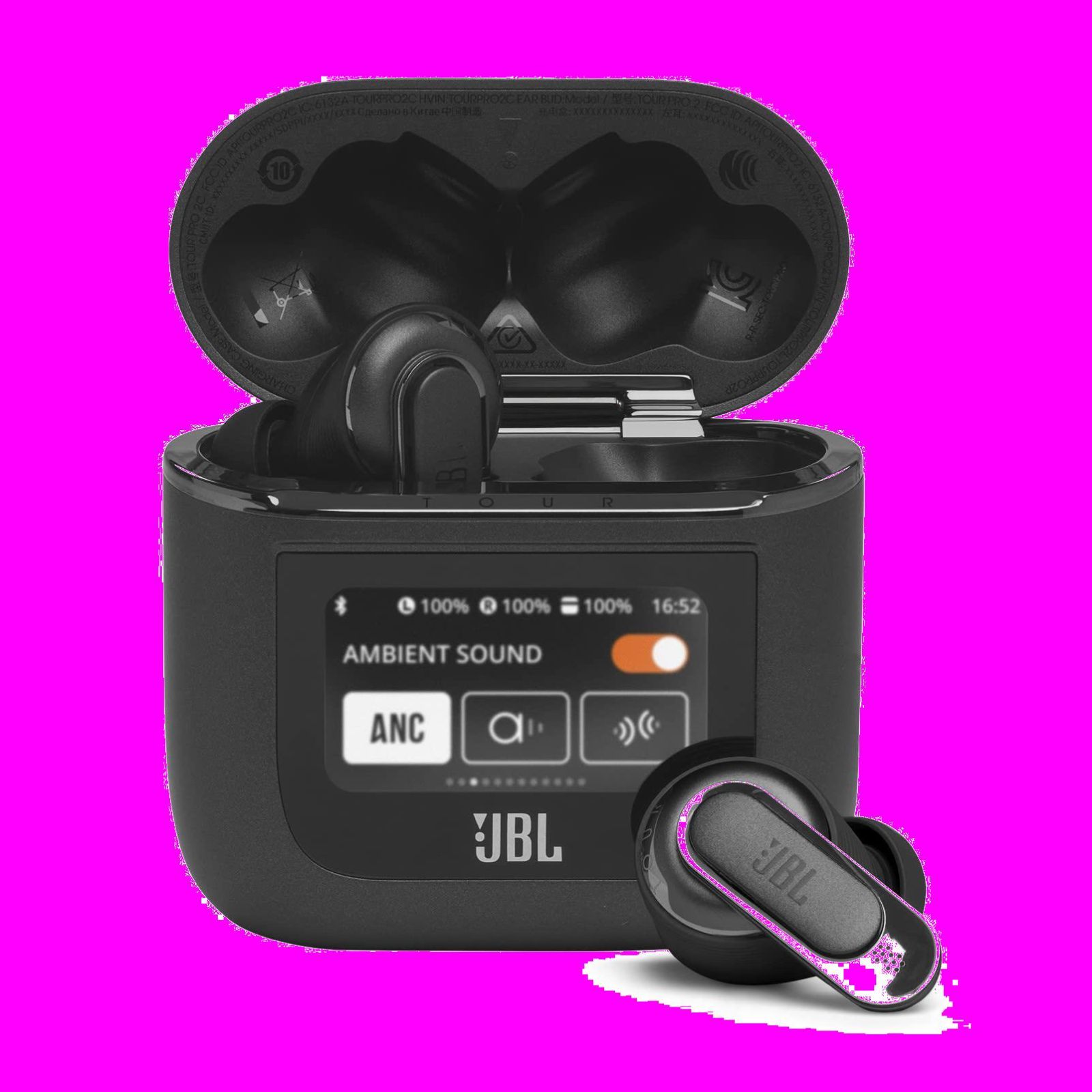 人気商品】JBL TOUR PRO 2 ワイヤレスイヤホン bluetooth ハイブリッド ノイズキャンセリング/マルチポイント/IPX5/ワイヤレス 充電対応/スマートタッチディスプレイ搭載/ブラック/JBLTOURPRO2BLK 小 - メルカリ