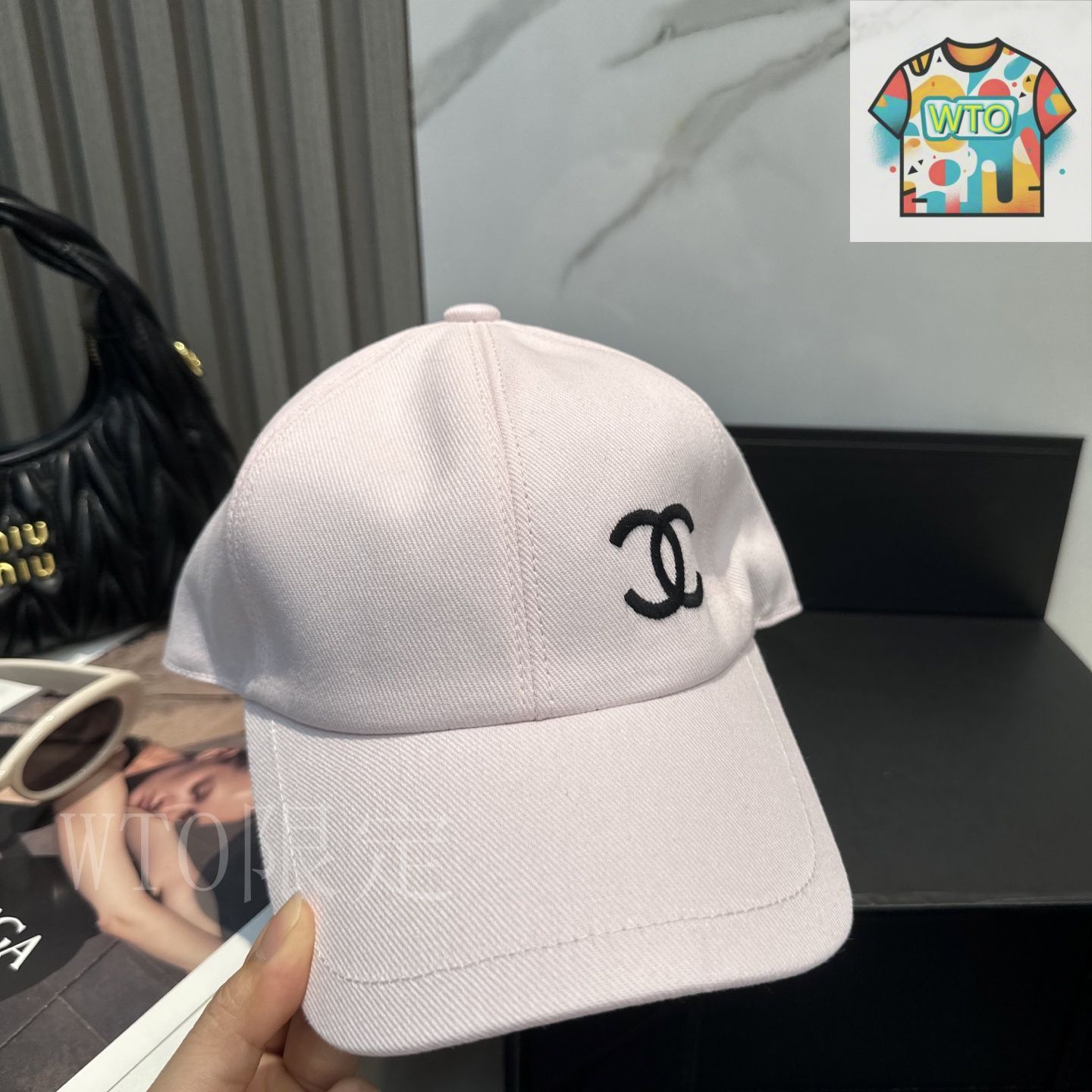 お値下げ☆CHANELベースボールキャップ 並行輸入品になります。 CHANEL ベースボールキャップ AA9129 B10975 サテン(505826889