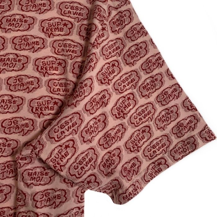 SUPREME シュプリーム 22SS Word Bubble Jacquard S/S Top