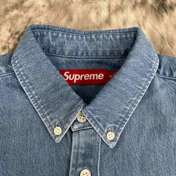 シュプリーム スモールボックスロゴ デニムシャツ 23AW XL Supreme シュプリーム 23AW Small Box Shirt スモールボックス