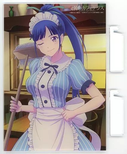 女神のカフェテラスA5サイズアクリルプレート　スタンド鶴河秋水 とらのあな限定 女神のカフェテラスA5サイズアクリルプレート スタンド鶴河秋水