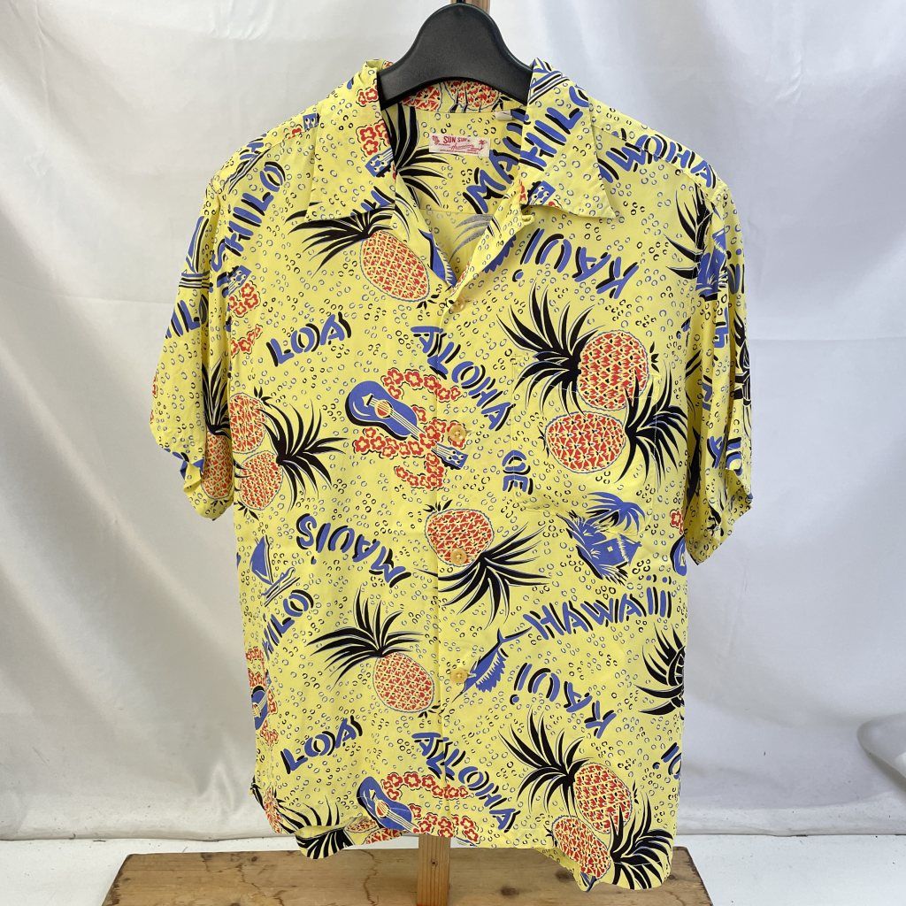 SUN SURF PINEAPPLE アロハシャツ SUN SURF（サンサーフ） 】 フランネルアロハシャツ [ COTTON