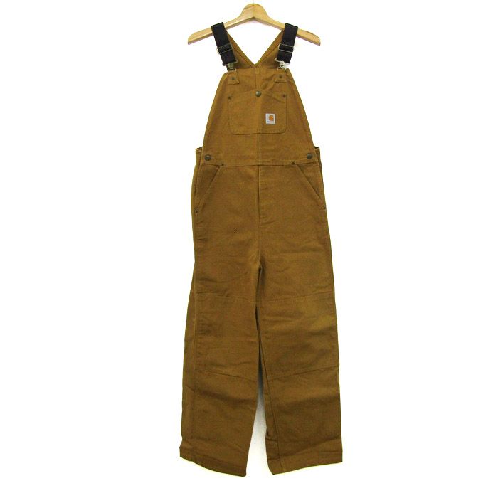 カーハート オーバーオール サロペット つなぎ コットン ワークウエア メンズ 16サイズ ブラウン系 Carhartt