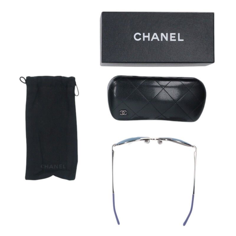 ✴︎週末限定お値下げ中✴︎CHANEL パールサングラス CHANEL シャネル ロゴ スクエアシェイプ サングラス CH5380
