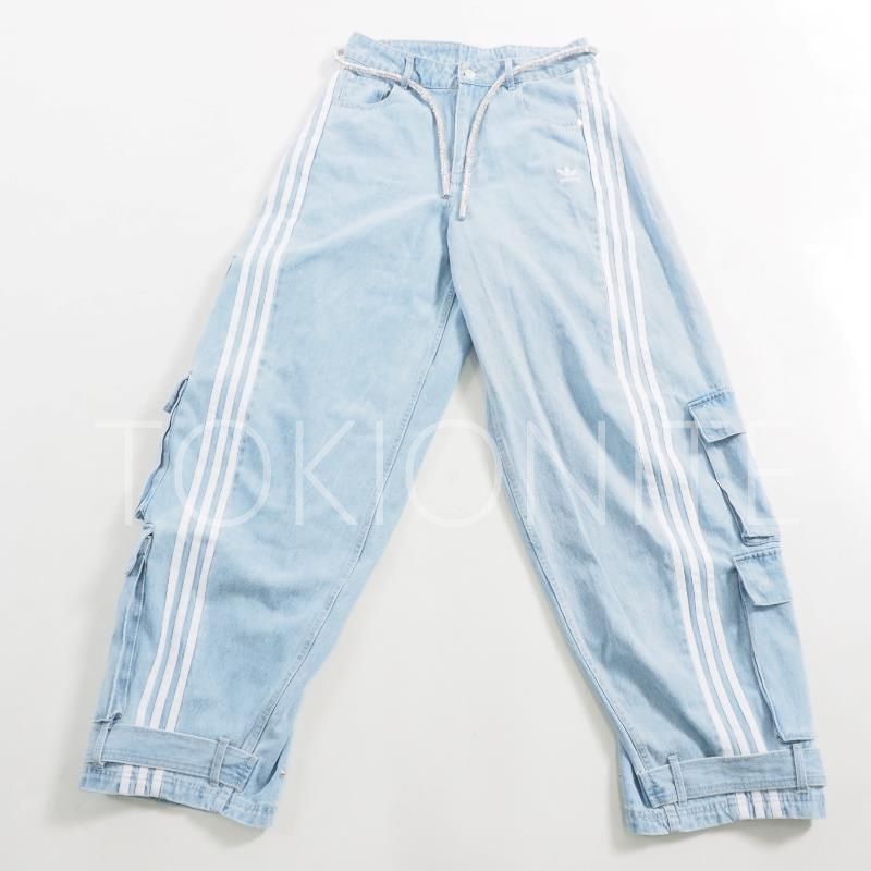 adidas Originals Denim Cargo Running Pants アディダス adidas Originals Denim Cargo Running Pants アディダス