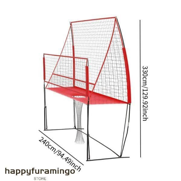 裏庭用バレーボールネット 設置が簡単で便利な多目的バレーボールトレーニング機器ネット