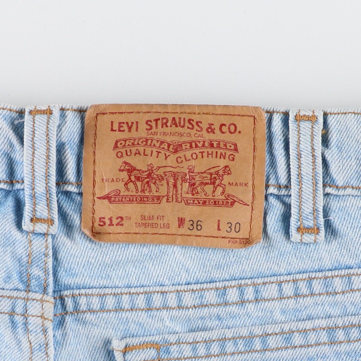 古着 90年代 リーバイス Levi's 512 SLIM FIT TAPERED LEG テーパード