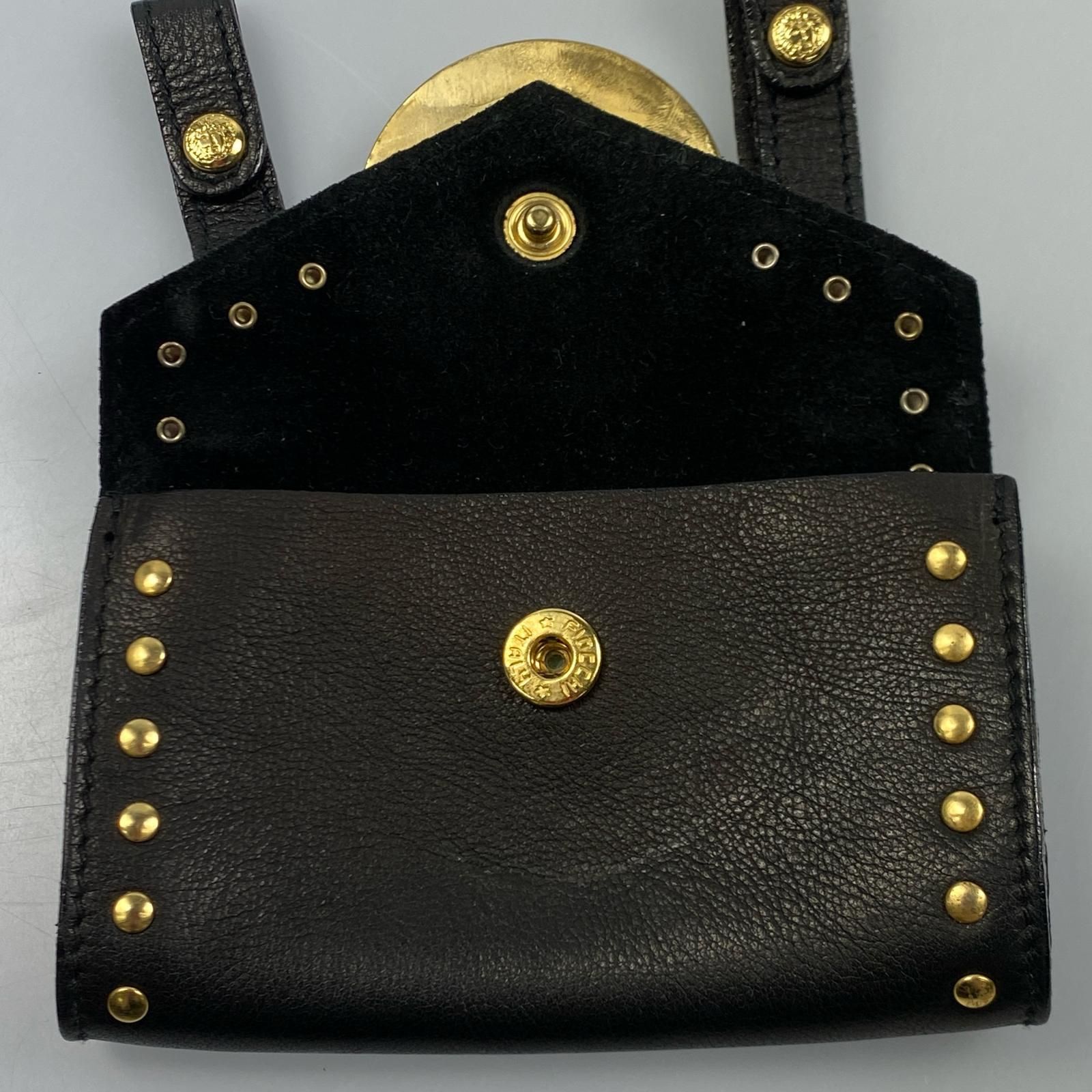 姫路東店】 中古 VERSACE | ヴェルサーチ ポーチ メデューサスタッズ  