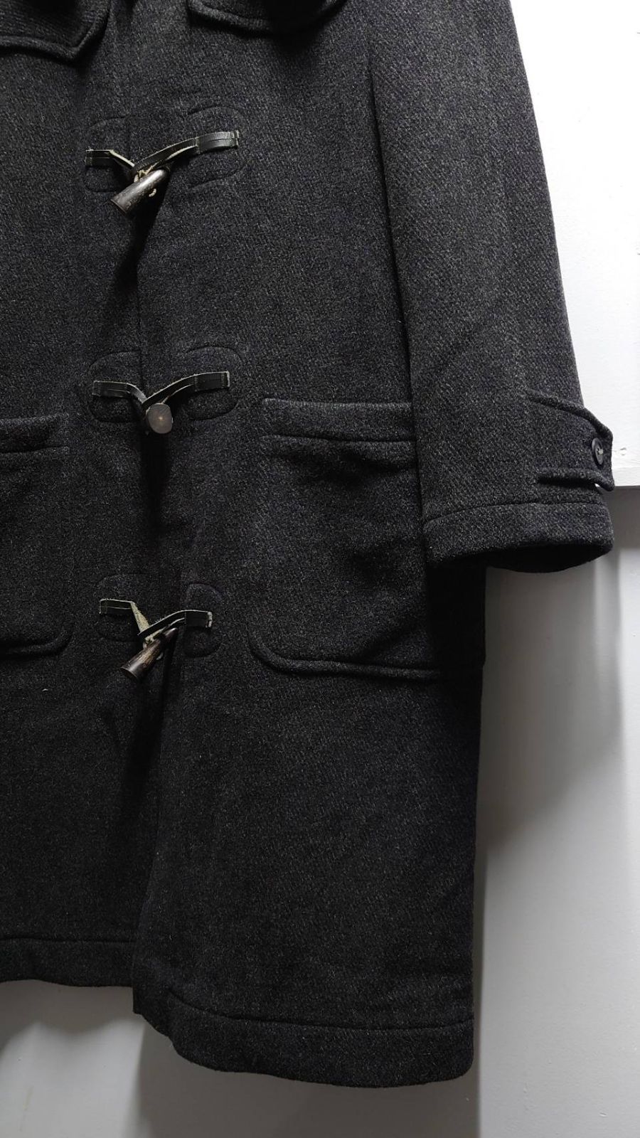 90's ハンガリー製 Brompton ヘリンボーン・ダッフルコート・M ☆90\u0027s ハンガリー製☆ Brompton ヘリンボーン・ダッフルコート・M