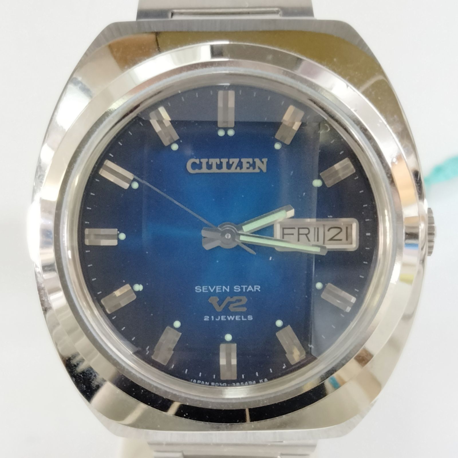 激レア！デッドストック CITIZEN セブンスターV2 5面カットガラス 