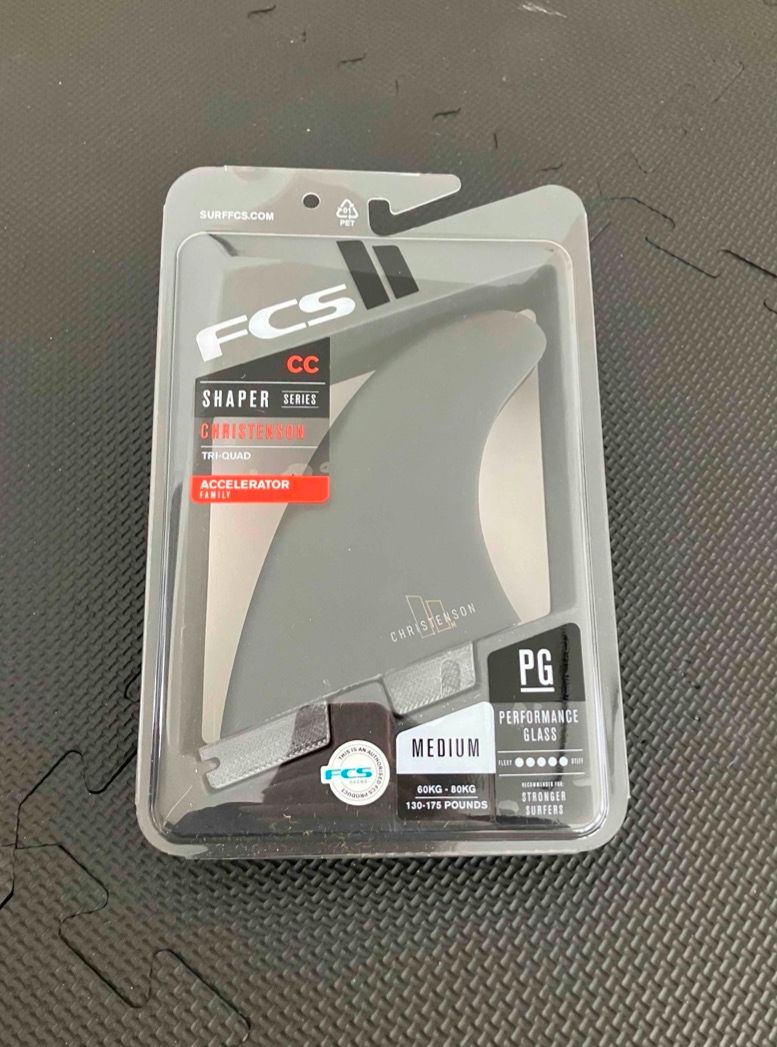Fcs2 cc クリス　クリステンソン　5フィン　トライクアッド　m FCS II CHRISTENSON TRI-QUAD FIN SET - FCS JAPAN