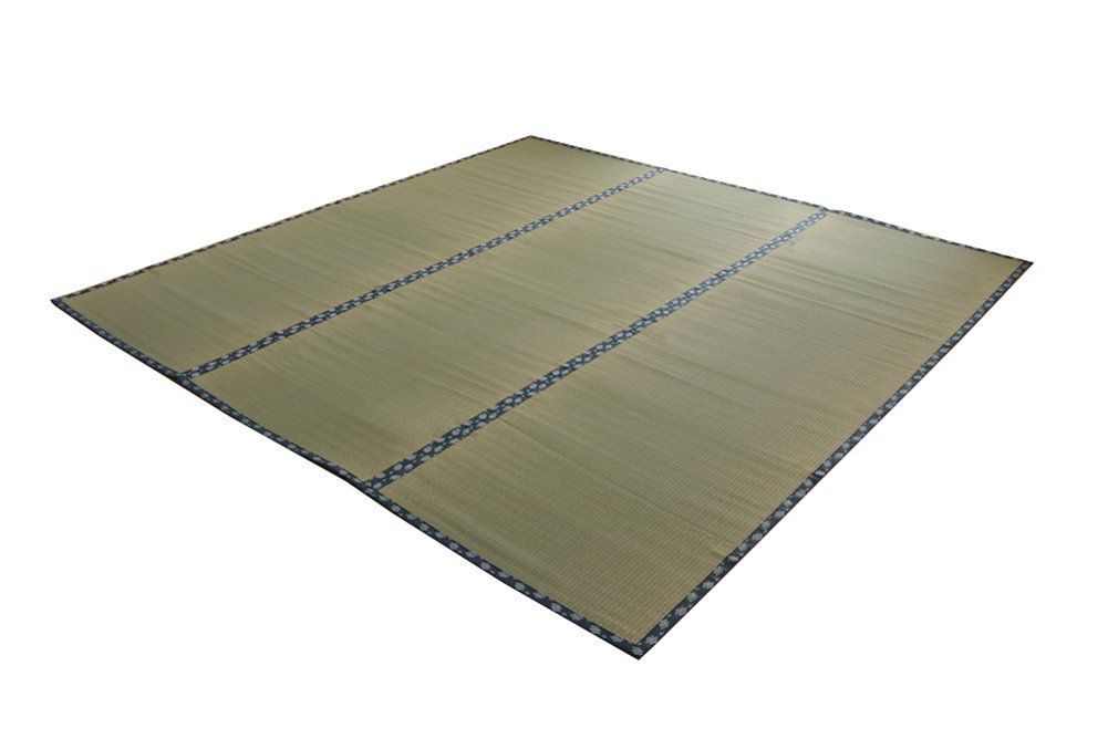 【数量限定】イケヒコ・コーポレーション い草 ラグ ほほえみ 江戸間4.5畳 約261×261cm 日本製 上敷き カーペット 双目織 ヒバ加工 #1104234 ベージュ