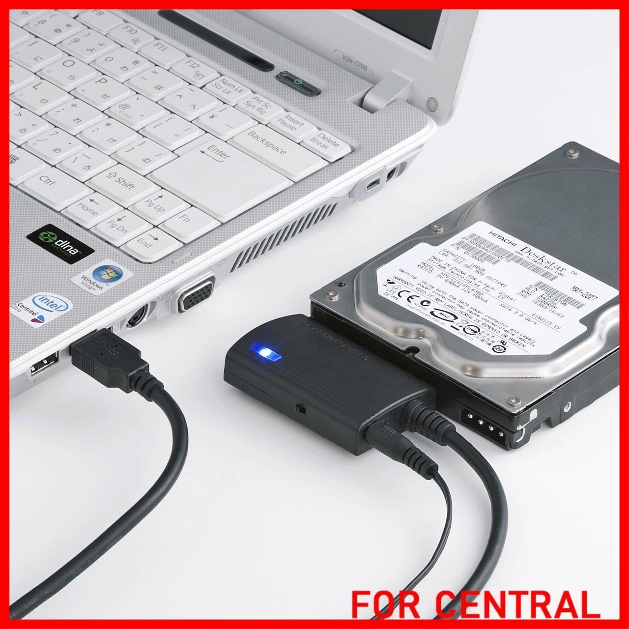 【特価商品】サンワサプライ(Sanwa Supply) SATA-USB3.0変換ケーブル HDD/SSD/光学式ドライブ ケーブル長0.8m USB-CVIDE3