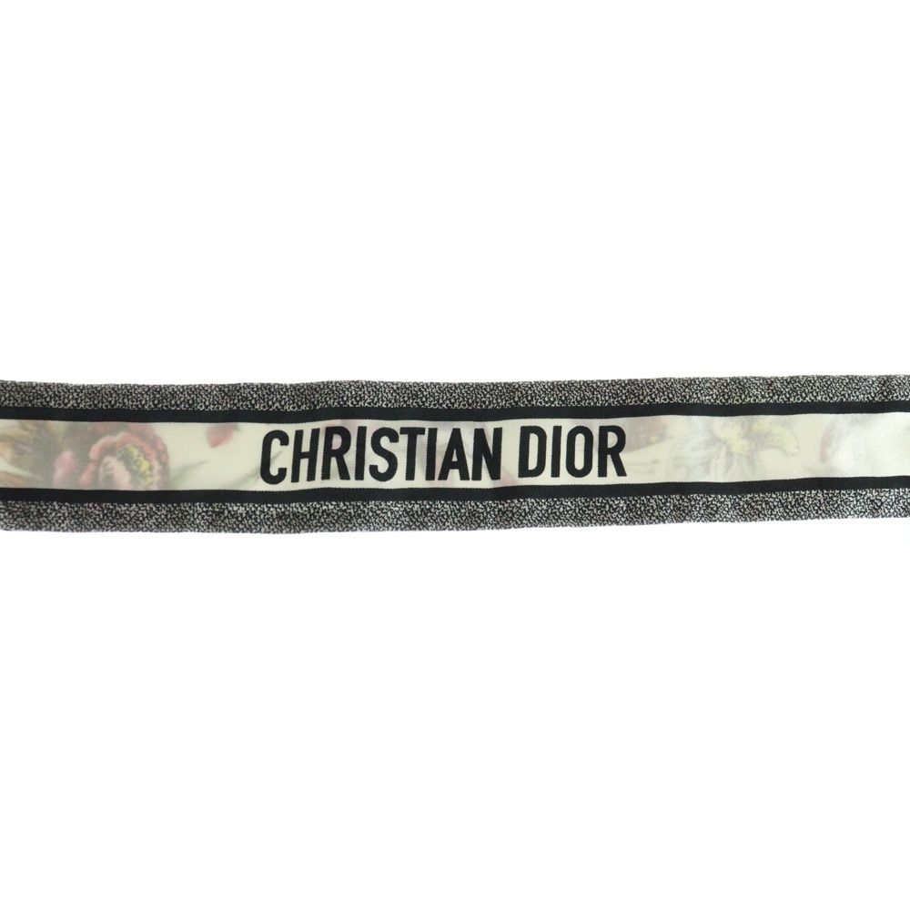 Christian Dior フラワープリント スカーフ ツイリー Christian Dior (クリスチャンディオール) ミッツァ ツイリー