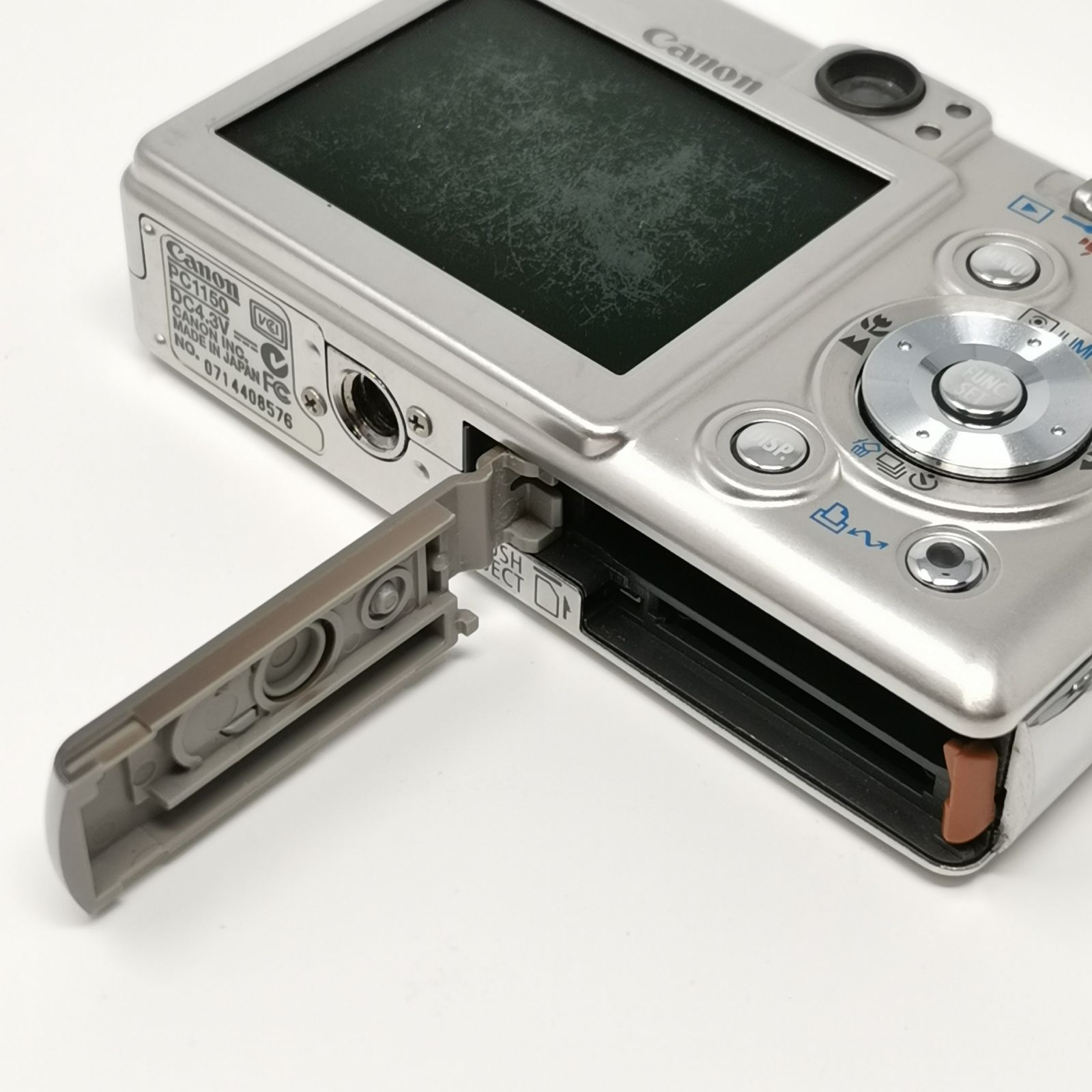 Canon IXY digital 55 デジカメ PC1150 シルバー 充電器あり 動作確認 