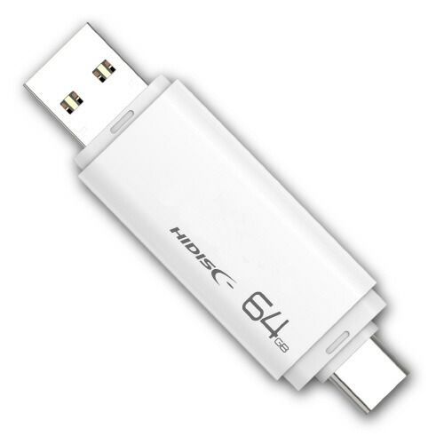 USBメモリー Type-C/A 64GB HDUF134C64G3C 【ＨＩＤＩＳＣ】