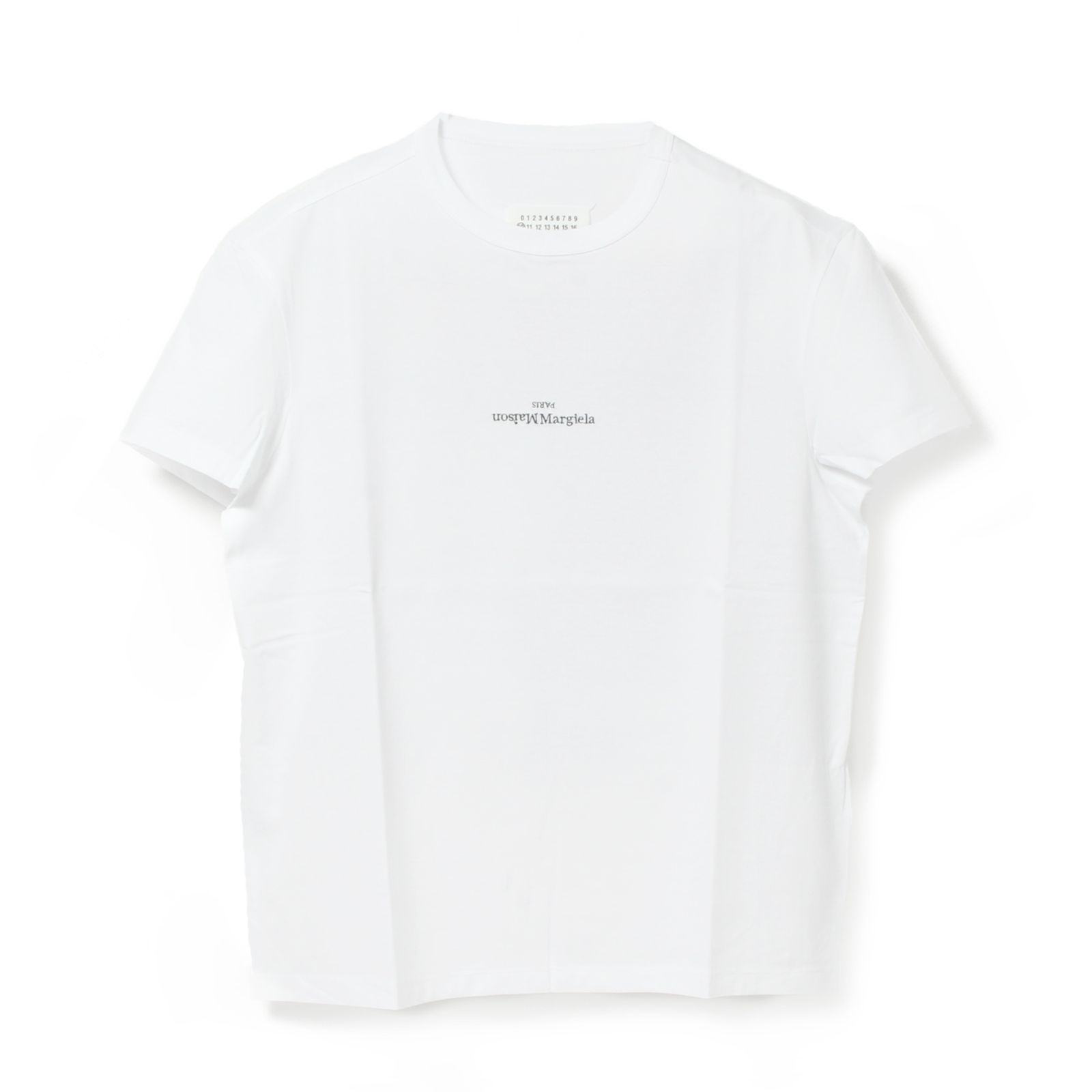 【新品未使用】 Maison Margiela メゾンマルジェラ レディース ディストーテッド ロゴ Tシャツ REVERSED L  S30GC0701S22816