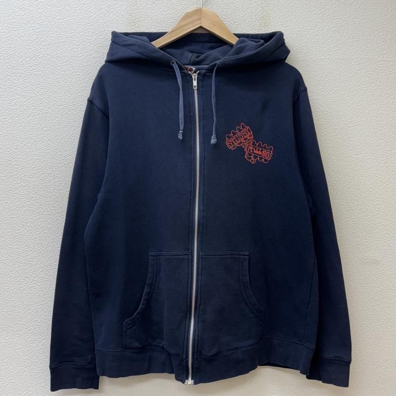 STUSSY ステューシー パーカー 長袖 フロント メリケンサック バック 