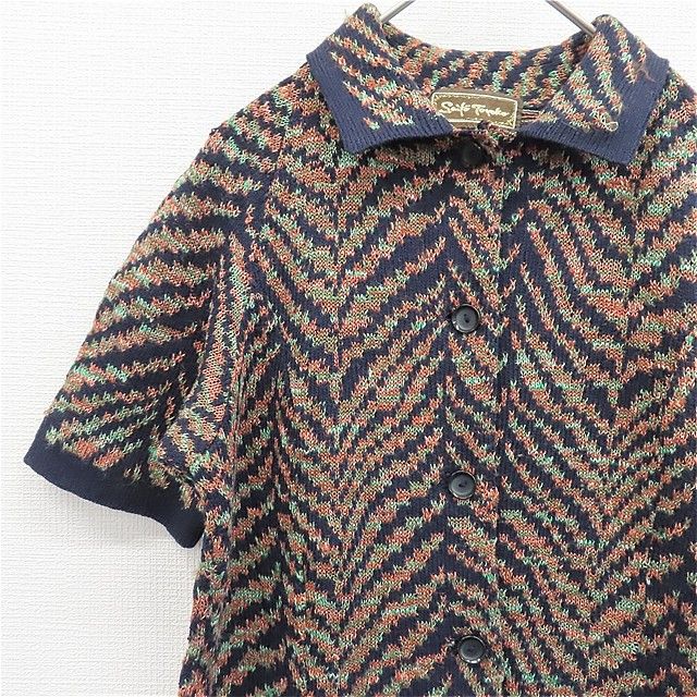 斉藤都世子 サイトウトヨコ ニット ワンピース ロングワンピース 総柄