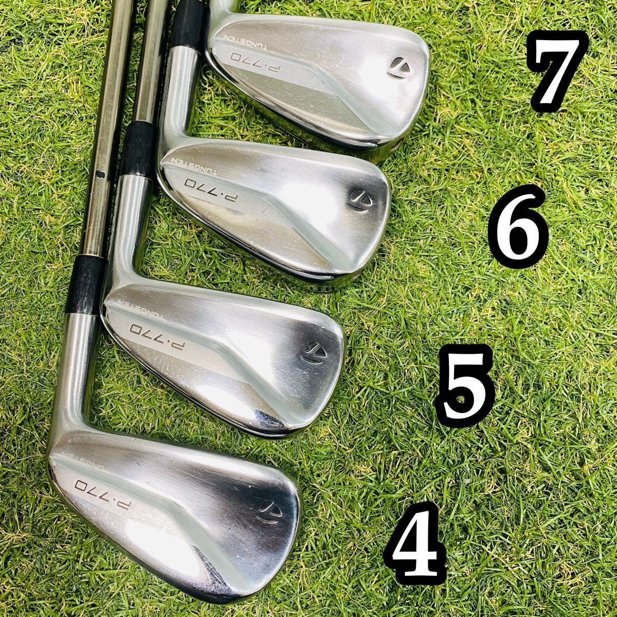 良品】テーラーメイド P770 2020 メンズアイアンセット 7本 カーボン