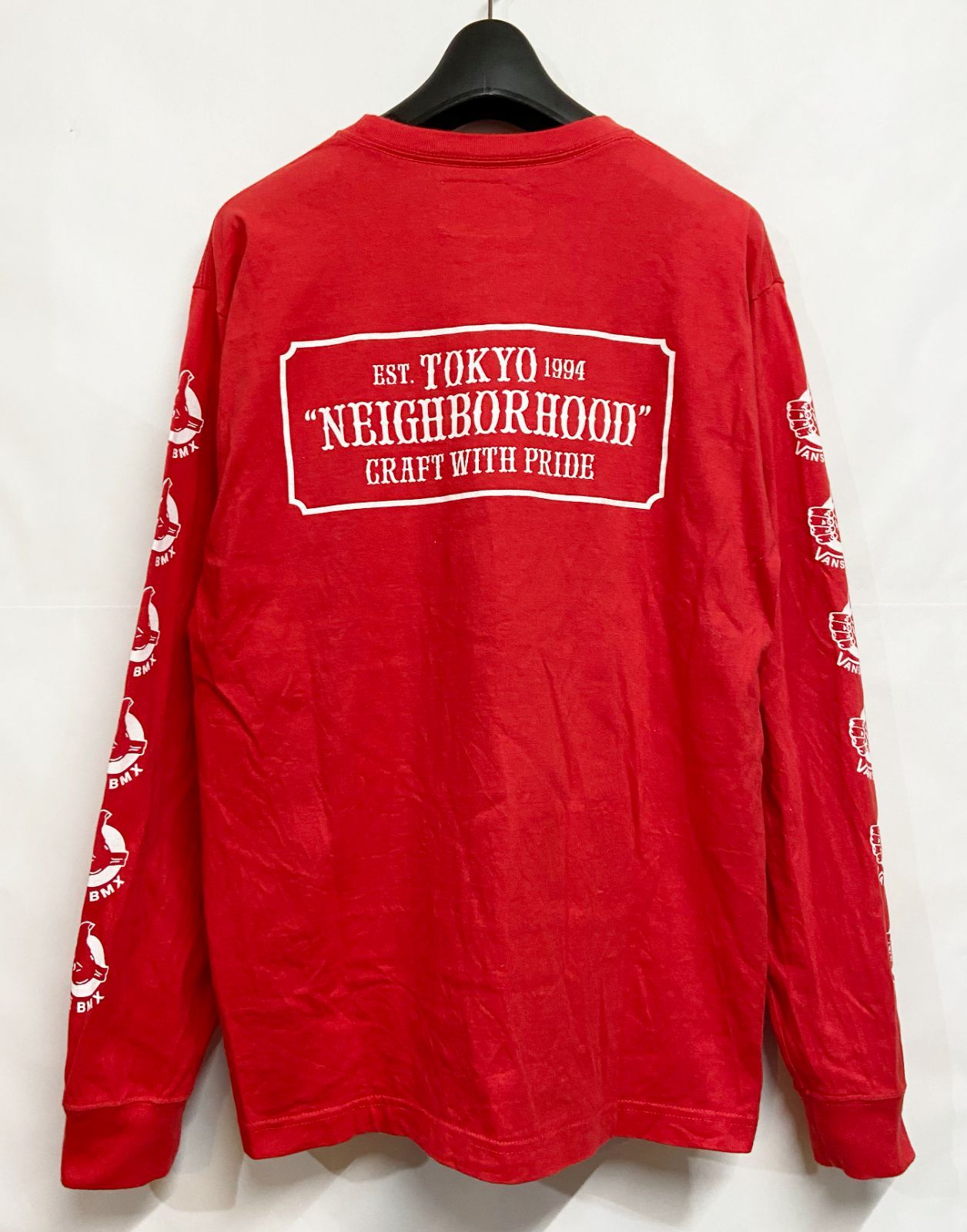 neighborhood ロンT NEIGHBORHOOD x VANS｜ネイバーフッド バンズ L/S 袖ロゴ ロンT