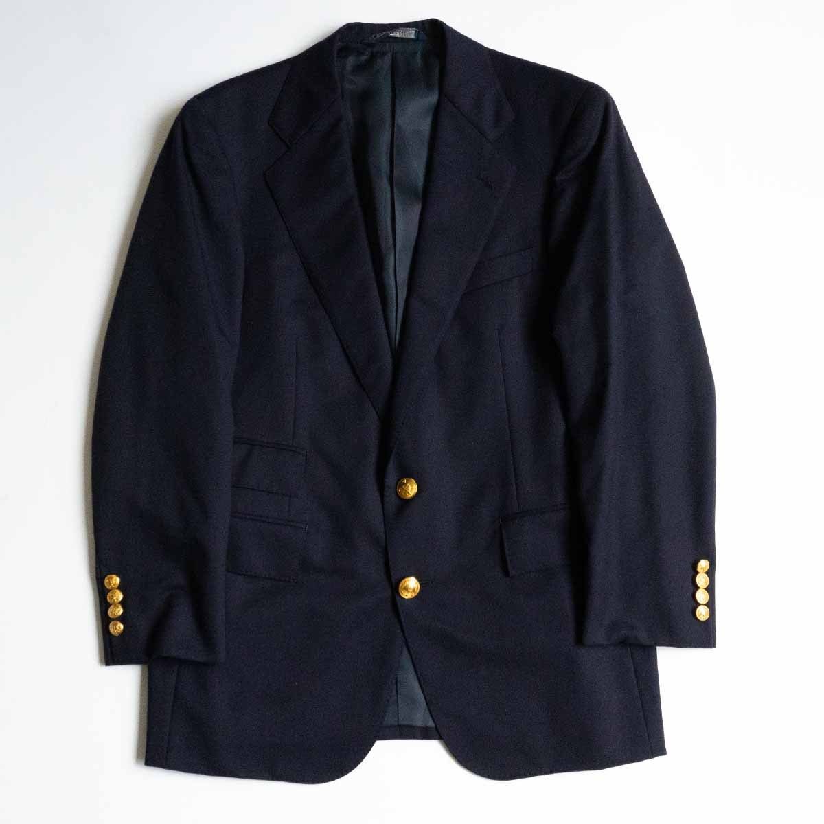 【美品】 ラルフローレン 紺ブレ ジャケット 金ボタン サイズ 160 高級 最高級品】POLO RALPH LAUREN【テーラードジャケット /紺ブレ