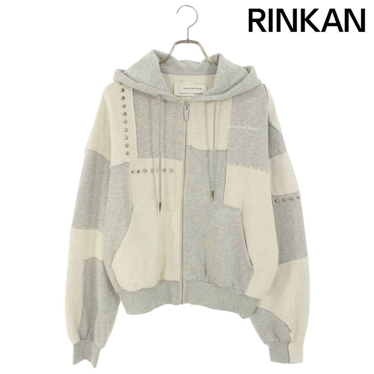 フェンチェンワン FMS17HD01G スタッズジップパーカー メンズ S - メルカリ 