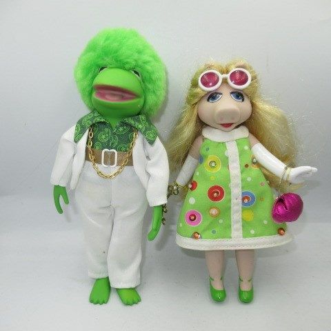 カウンター活動 カーミット ミス・ピギー フィギュア 人形 レア品