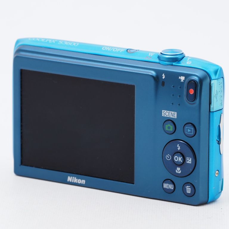 Nikon ニコン デジタルカメラ COOLPIX S3600 コバルトブルー S3600BL ...