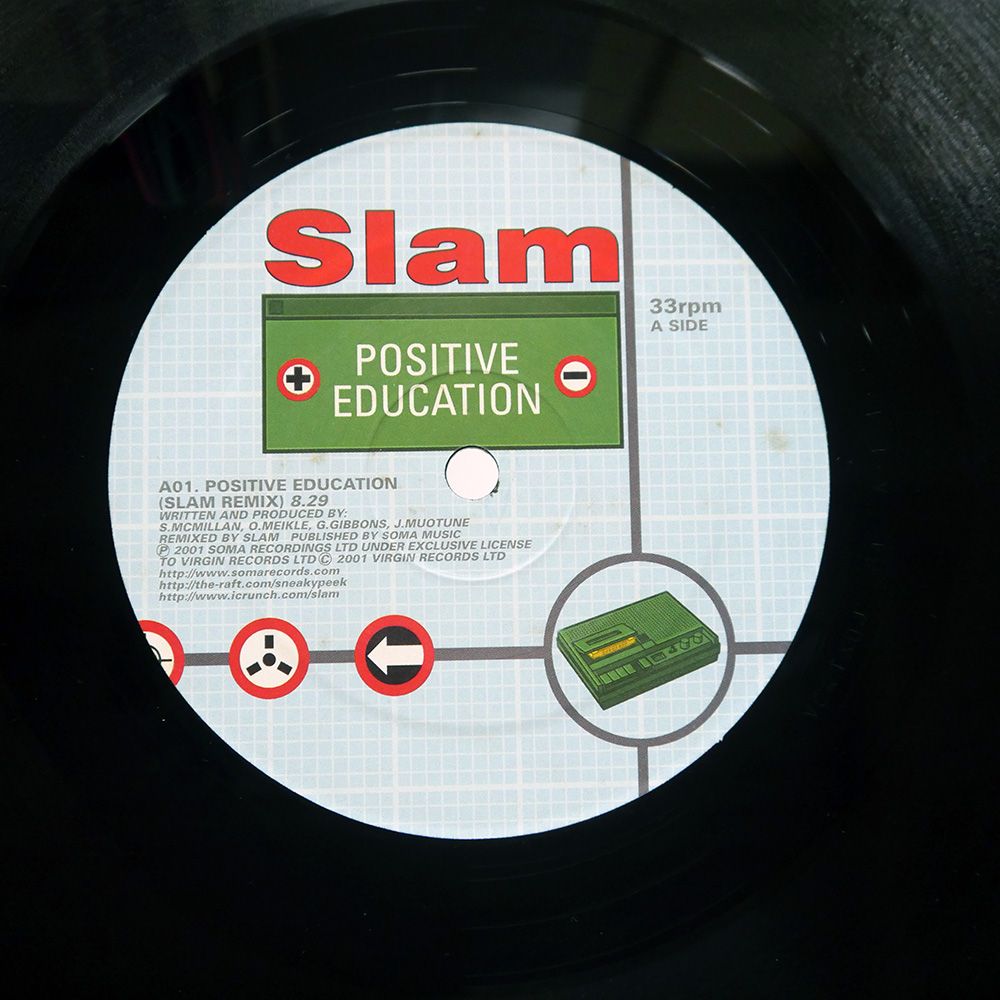 【中古】 Positive Education / Slam UK盤 S.L.A.M./POSITIVE EDUCATION (REMIXES BY/VC VCRT84 12