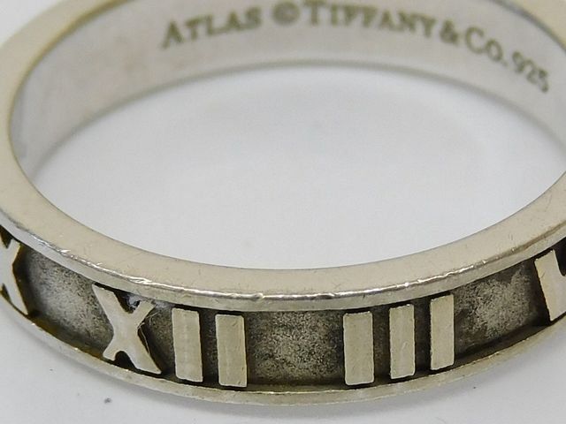ティファニー リング □ 15号 シルバー SV 925 アトラス ナロー
