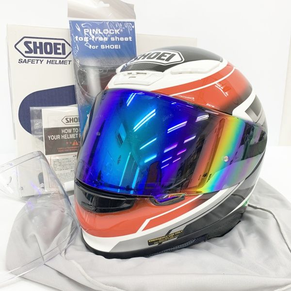 SHOEI Z-7 DOMINANCE Sサイズ　フルフェイス　ミラーシールド付 新品 SHOEI Z-7 ミラーシールド フルフェイス用 バイザー おまけ付き