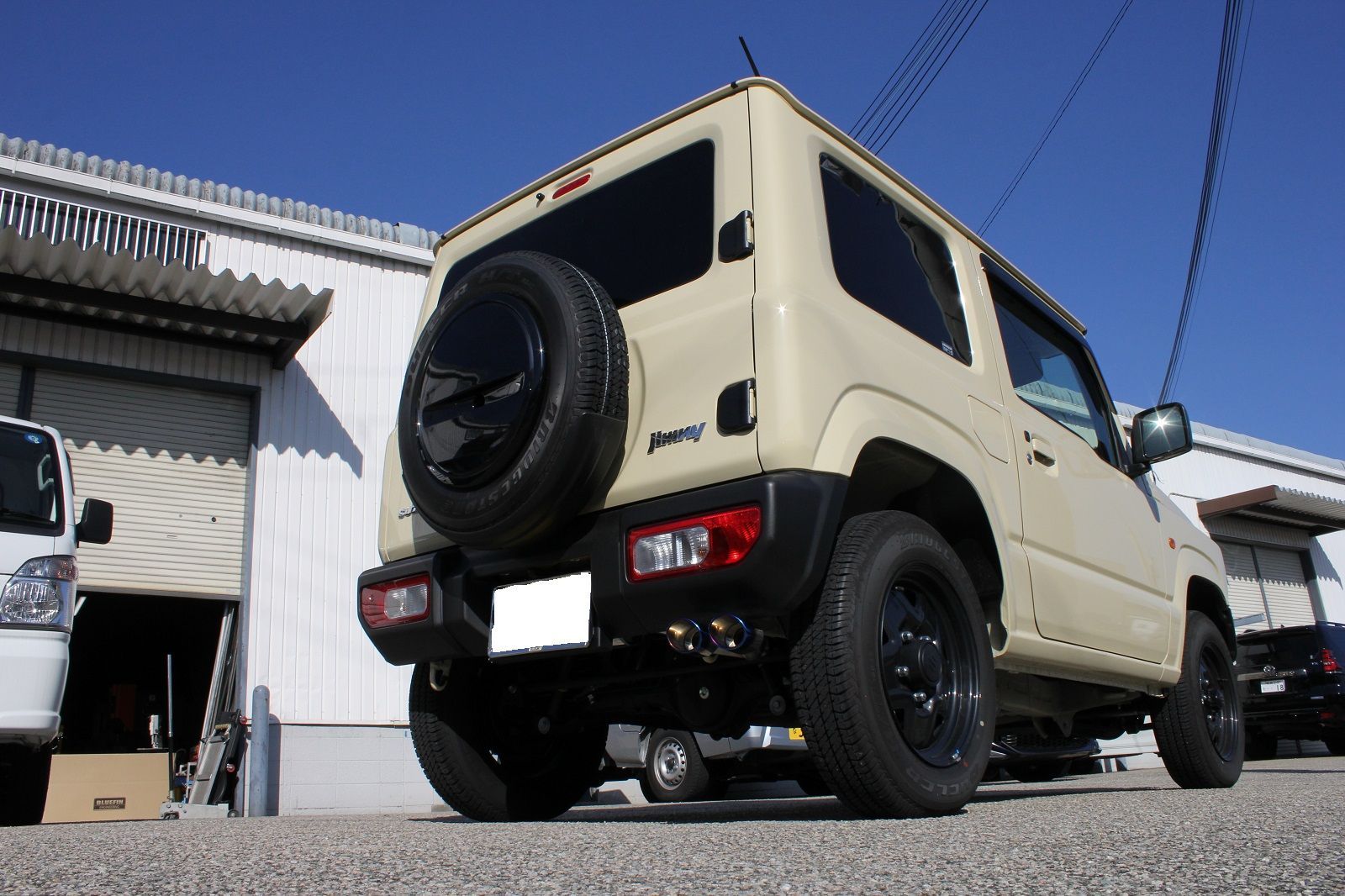 ジムニー マフラー 3BA-JB64W 3BA-JB74W 純正バンパー対応 ノーマル