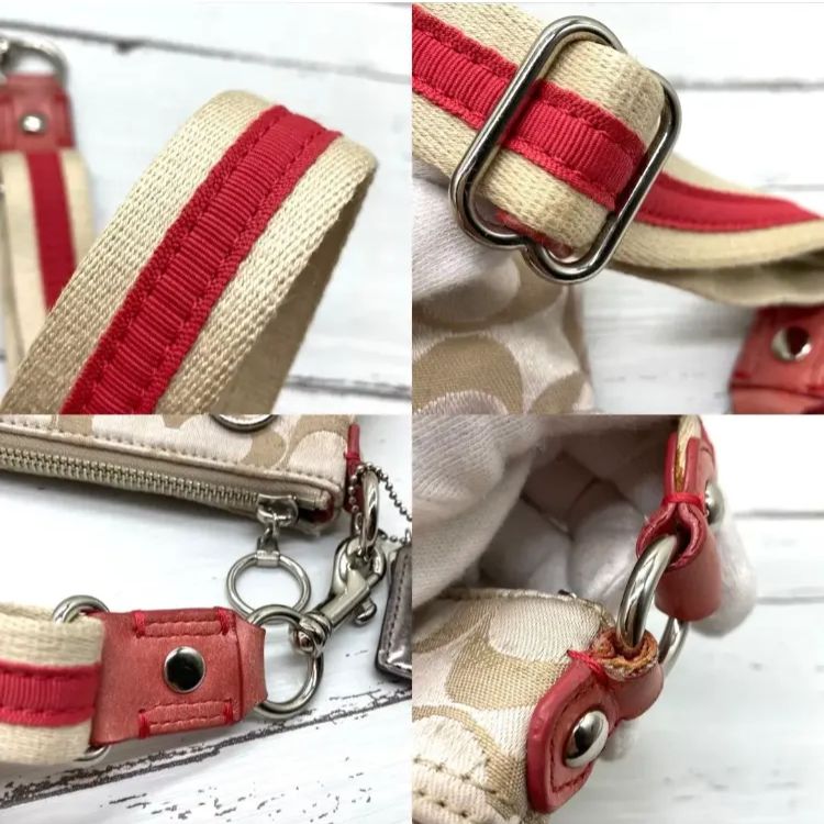 【美品】COACH コーチ ポピー ショルダーバッグ シグネチャー キャンバス 楽天市場】【バッグ】COACH コーチ ポピー シグネチャー