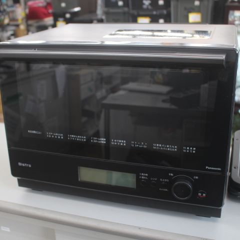③ Panasonic Bistro NE-BS8A オーブンレンジ　2022年 Panasonic パナソニック スチームオーブンレンジ ビストロ NE-BS8A-W