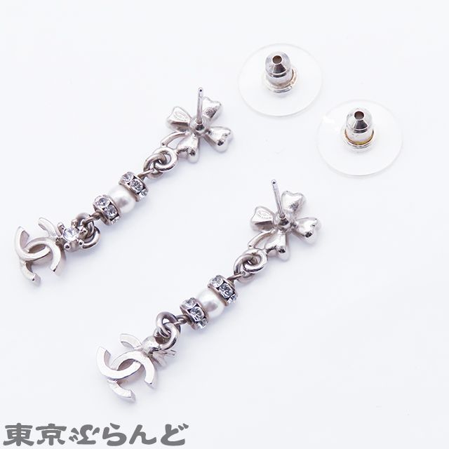 シャネル CHANEL フラワーモチーフ ココマーク ピアス 23P