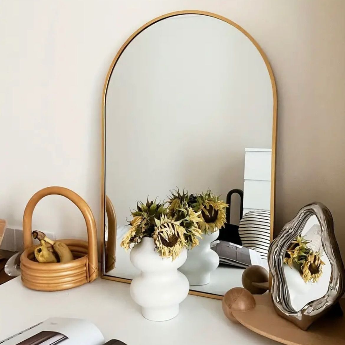 アンティーク シャンブール アイアンフレーム 楕円型 オーバル型